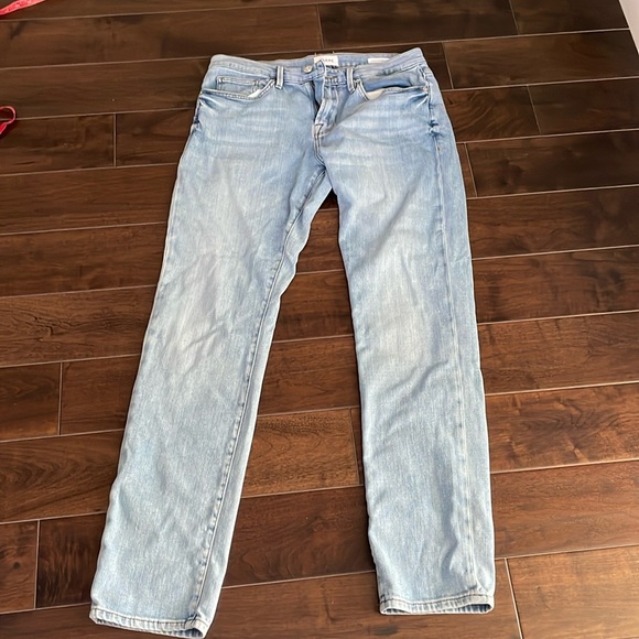 Men’s Frame jeans L’Homie Slim comfy stretchy sz33 bestseller light blue - Picture 5 of 16